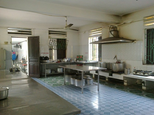 bếp inox cho bệnh viện